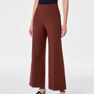 NWT Spanx Hickory Wide Leg Pants Size S Tall